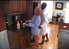 Mature housewife and plus her dark lover