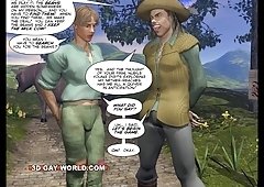 3DGayWorld presents JACK & THE BEANSTALK Gay Comic Version