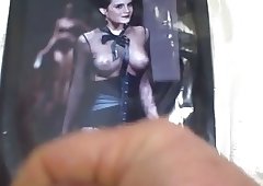 Cock Juice Tribute to Emma Watson on the Runway in Lingerie