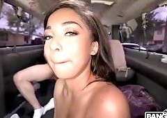 Malina the Eager Tattooed Brunette Deep-Throats Massive Cock in Brutal Interracial Pounding Session