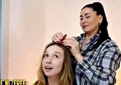 Leyla C. And Alice Klay Slam Into Fierce Scissoring And Intense 69ing In Wild Ste