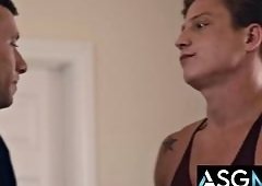 Justin Matthews and Ace Stone Bareback Rival Fuck with Twisted Director