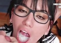 Bukkake Cumshot on Cam