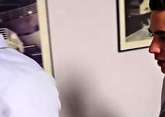 Dean Monroe and Topher Di Maggio Ride Cock in Wild Office Positions