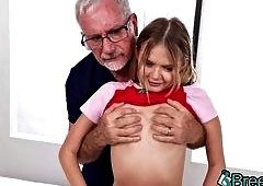 Doctor Coco Lovelock Grins Seductively During Exam Before He Pulls Her Panties Down, Strokes Her