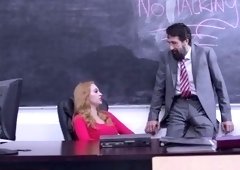 Teacher having affair in the classroom