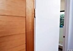 Big Cock Bareback Pounds Lucy Mochi and Scott Nails in Interracial Anal