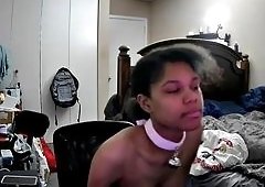 Teasing Ebony Lesbians in Panties