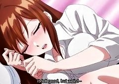 Her Big Tits Bounce Wildly as Long-Haired Anime Babe Endlessly Clicks the Mouse Cursor Over and Over in Gen