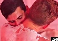 Jock Bar Addison Moans During Justin Crosss Deep Thrusting