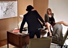 Big-Tits Blonde Lawyer Octavia Cant Control Her Cravings for Skin Diamonds Massive Thick BBC Pounding