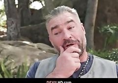 Lilith Grace Squirts in Charles Deras Cumshot Handjob