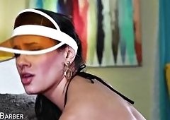 Penny Plays Bikini Footjob as Big-Tits Stepmom