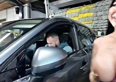 Mick Shagger Pounds Lorena in Carwash