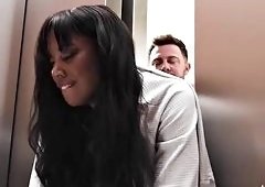 Big Cock Hits Brunettes Big Butt