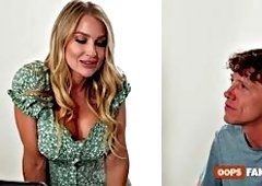 Andi Avalons Big Tits Blowjob