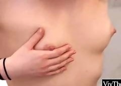 Brunette and Redheads Fuck Passionately After First Date