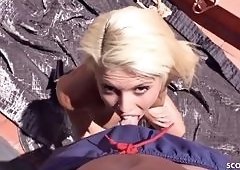 Blonde Big Tits Casting POV