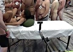 Kitt Lacey Gangbanged by 47 Men