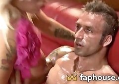 Blonde MILF in Lingerie Craves Hardcore Pounding